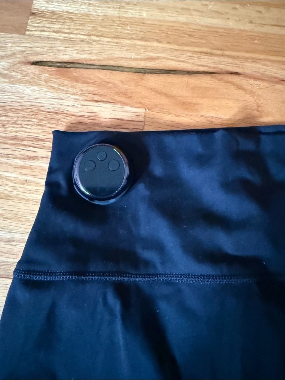 EMS High-Waist Black Shorts - Picture 2 of 4